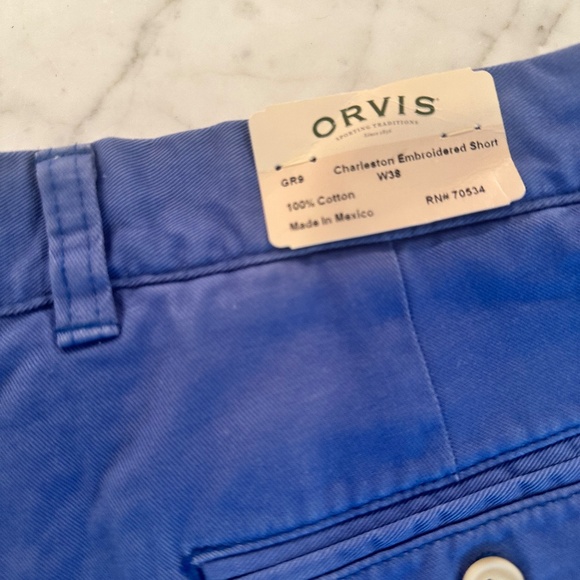 NWT Orvis Charleston Embroidered Shorts with Lobsters- SZ. 38 - Picture 3 of 8